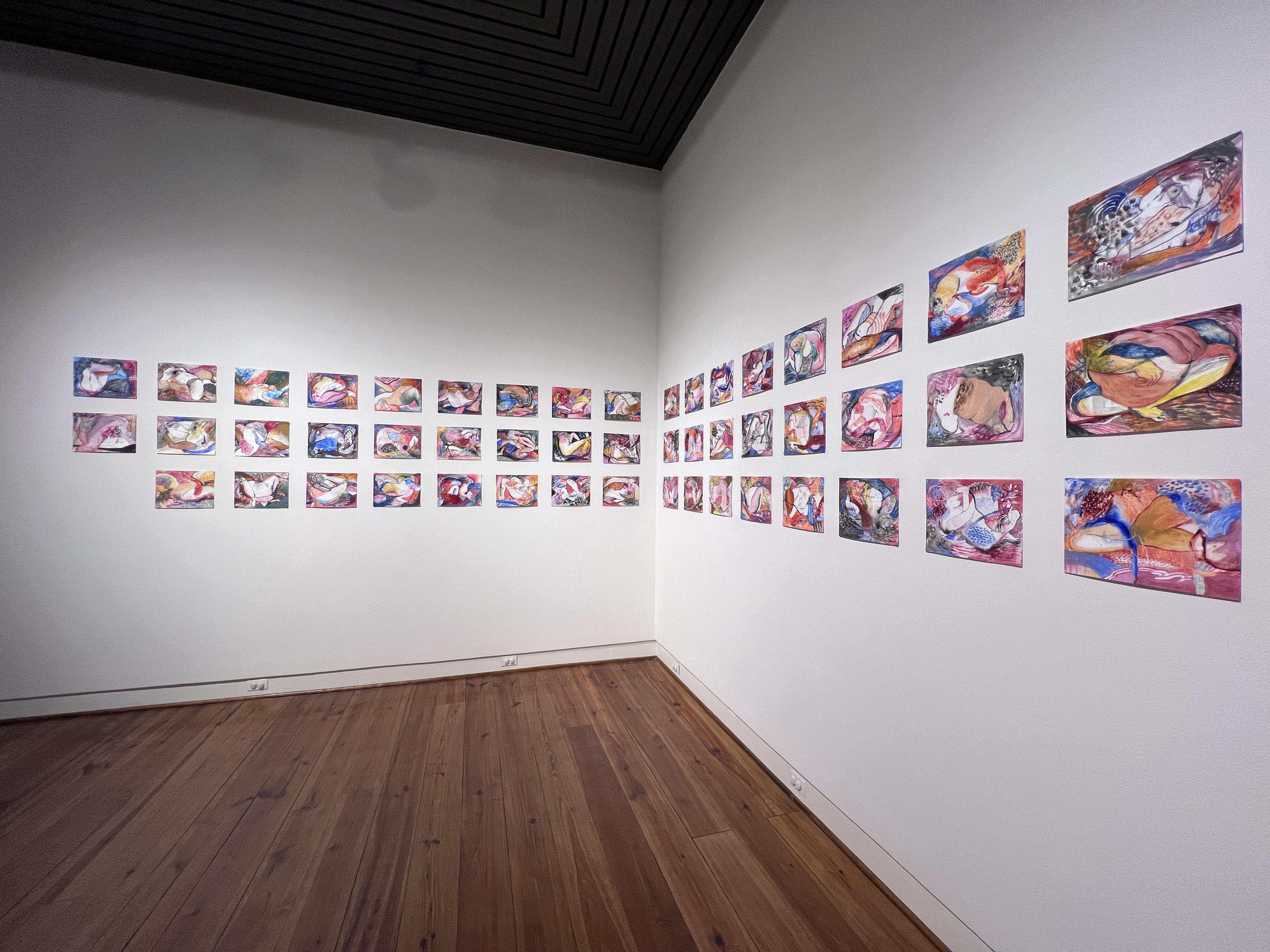 Feel in the blanks, Installation view